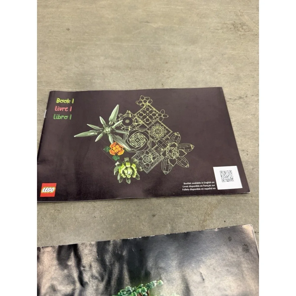 LEGO Botanical Collection‎ Instruction Manual Lot Bonsai Tree Flower Set